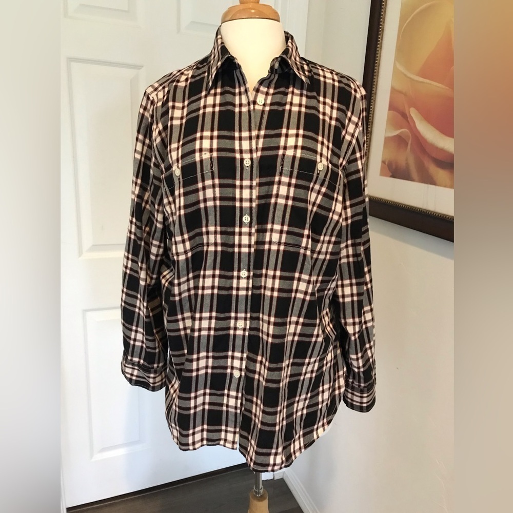 Plaid Blouse